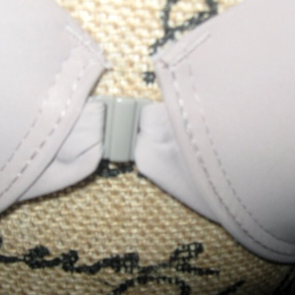 Youmita 34B Bark Floral Embroidery Racerback Bra NWT - Picture 2 of 7